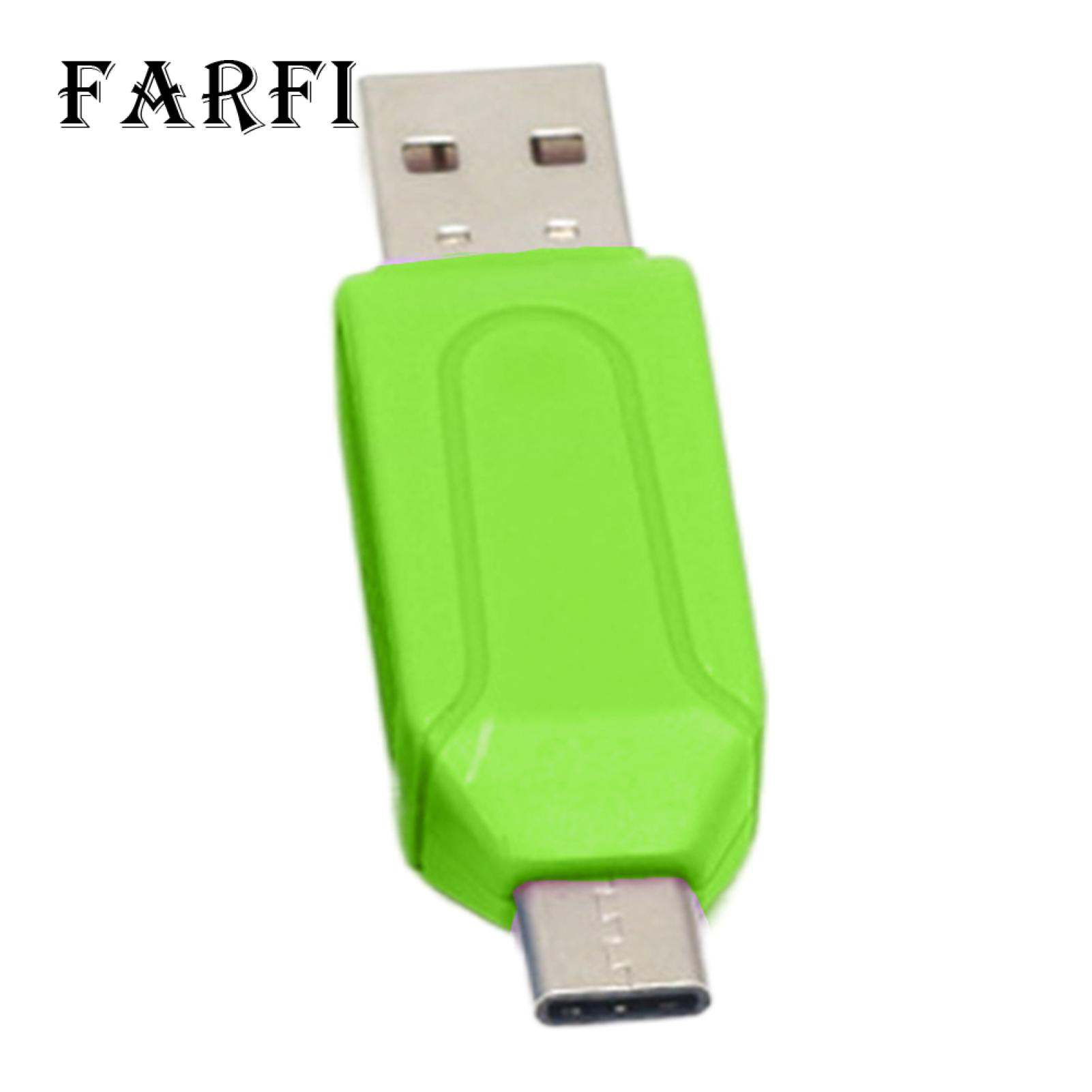 Farfi SD-Card Reader Driver-free USB Type-C TF SD-Card Extension Reader. 