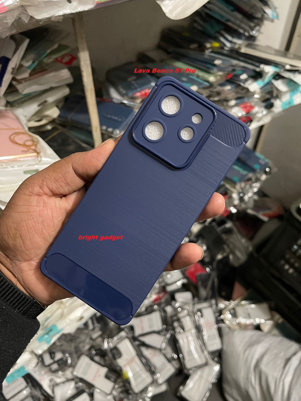 For Lava Benco S1 Pro Carbon Case Back Cover Ultra Thin Soft Luxury Square Liquid Silicone For Lava Benco S1 Pro