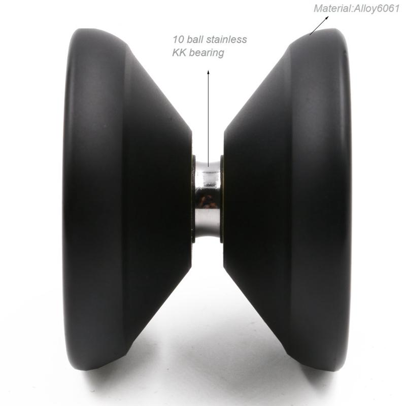 Magicyoyo Y01 Yoyos Node Pro Unresponsive Yo-Yos Alloy ,Professional Yoyo (Black). 