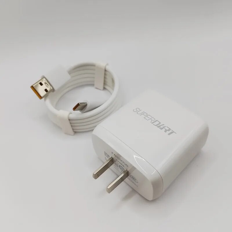 65W SuperDart Charger For Realme 10 Pro GT Neo2T EU/US Plug 65W Power Adapter Realme GT2 Pro Q5 9 Pro 8 7 Pro Super Dart Charge. 