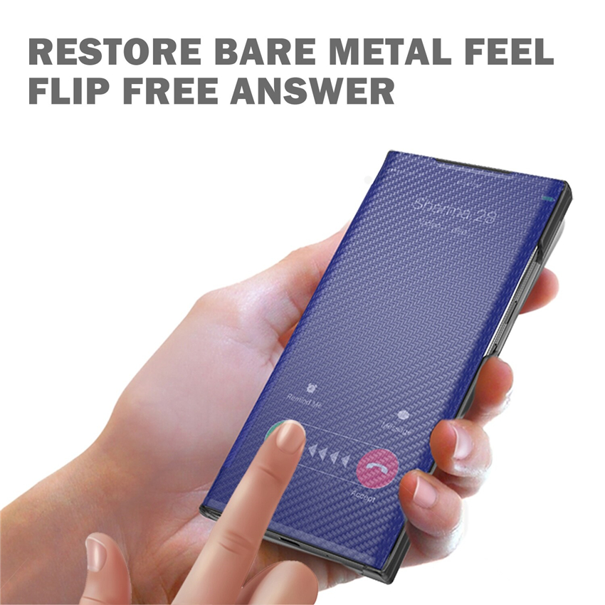 lthmy case for Samsung Galaxy S8 Plus Thin Slim Carbon Fiber Translucent Smart View Flip Stand Full Body Protective Cover Thin Slim Carbon Fiber Translucent Smart View Flip Stand Full Body Protective Cover. 