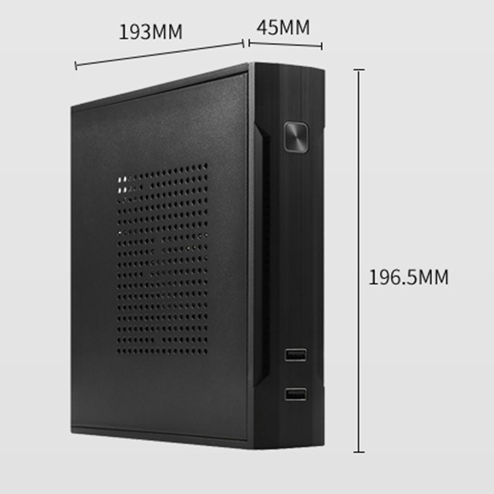 Quasar Small Desktop Case Compact Mini Pc Case with Wi-fi Usb 2.0 for Thin-itx Motherboard Portable Desktop Chassis for Htpc Pc Accessories for Sale Mini Computer Case. 