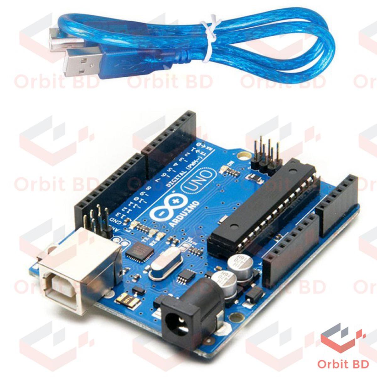 DIP Arduino Uno R3 Development Board Microcontroller Based On ATmega328 With USB Cable For Arduino Electrical Circuitry Parts