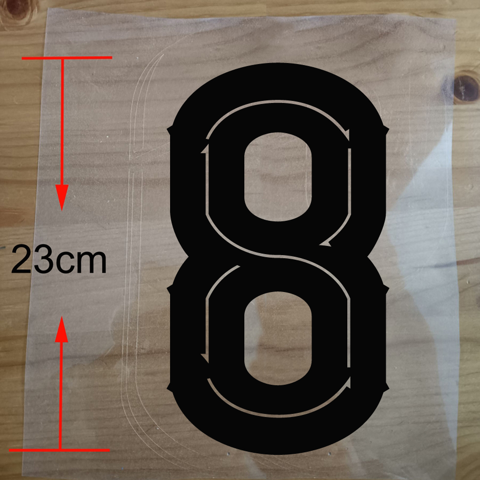 19-20 Home away High Quality Football Jersey Number PU Material Iron on Patch Soccer Kits Heat Transfer Sticker Name Custom. 
