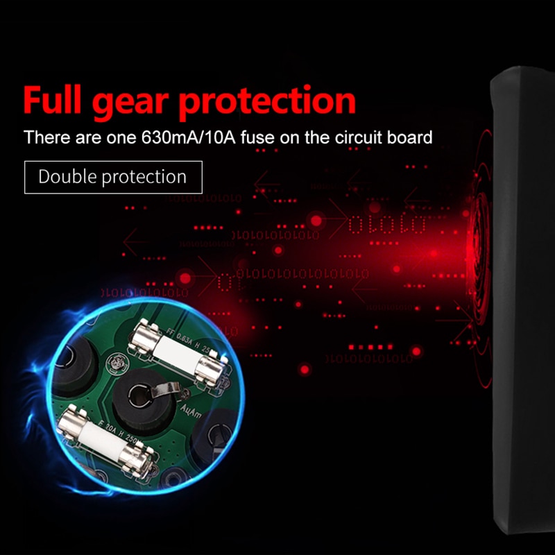 UNI-T UT890 PRO digital multimeter DC Current meter Voltmeter True RMS Tester Frequency meter Tature Capacitance Test. 