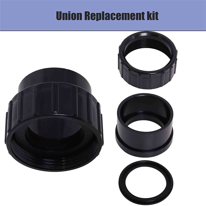 SPX3200 Union Connector Black Union Connector for Hayward Tristar,Northstar,EcoStar Pumps,SwimClear Cartridge Filter for Pool Heater Parts. 