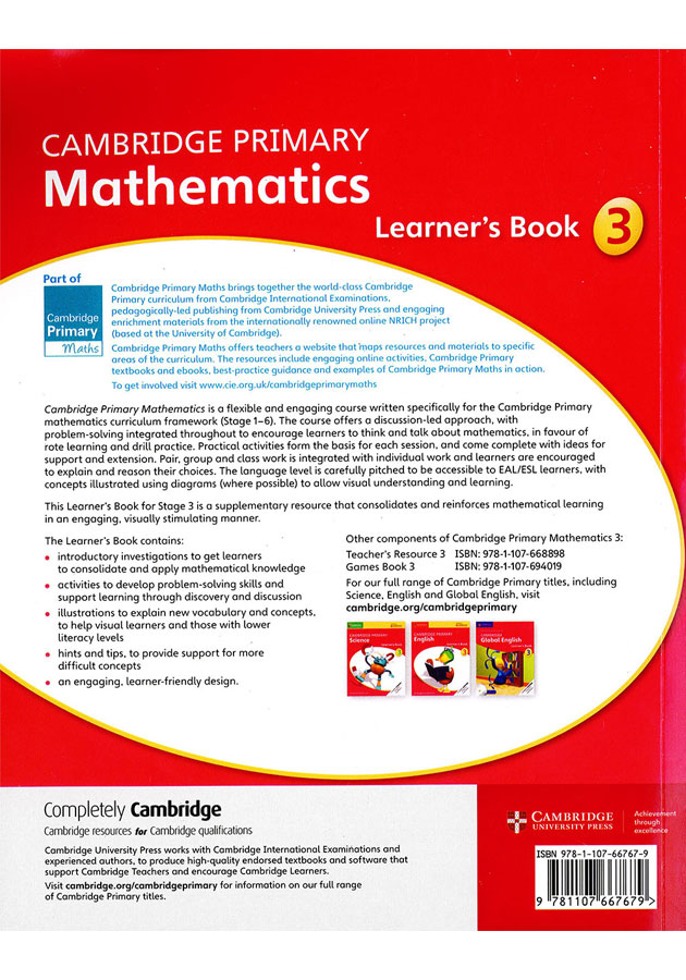 Cambridge Primary Mathematics: Learner's Book 3. 