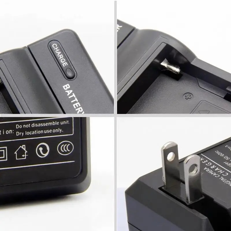 Battery Wall Charger for Panasonic VW-VBD070 VBD120 VBD140 VBD210 VSB0470 NV-GS35 GS37 GS38 GS40 GS44 GS50 GS55 GS58. 