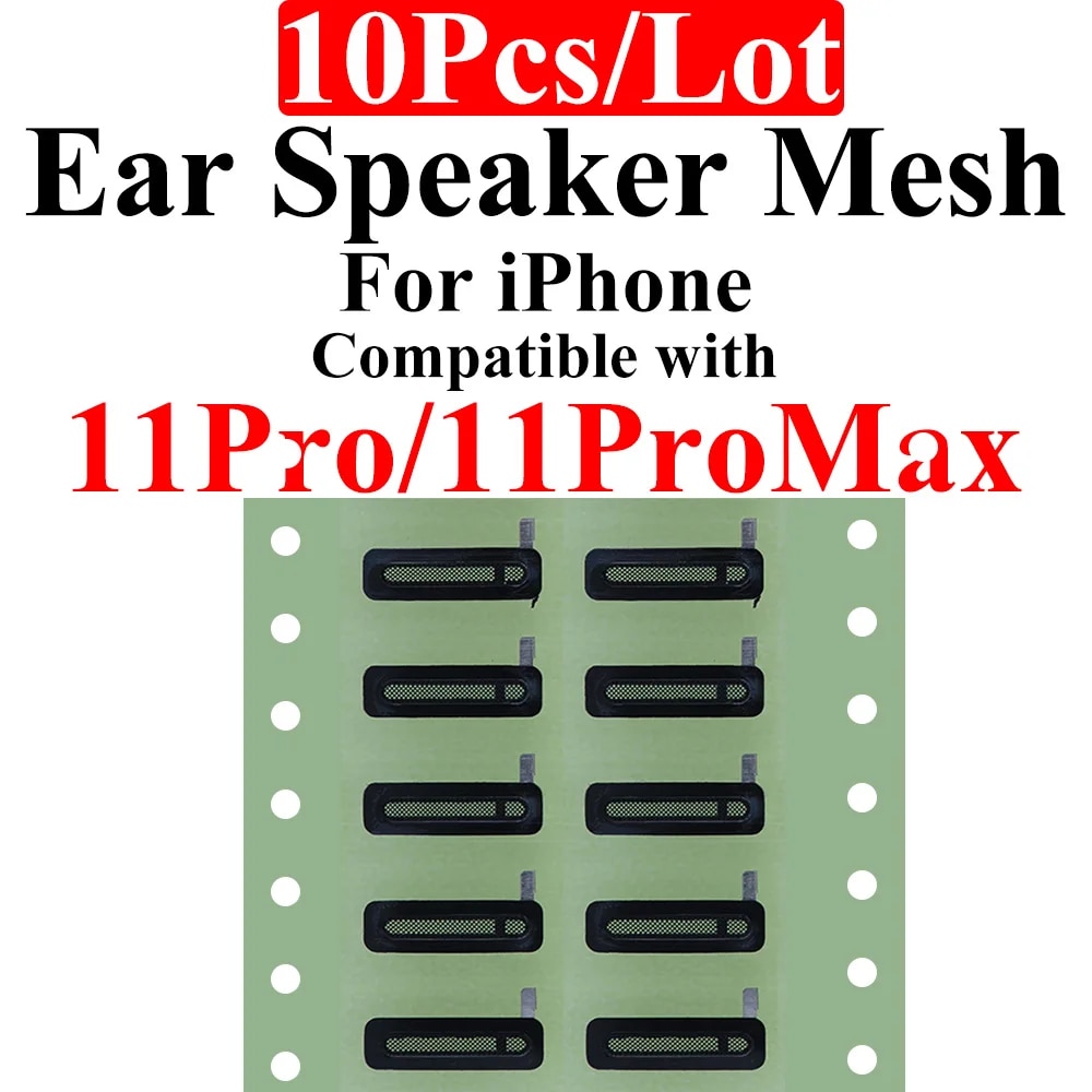 Earpiece Speaker Grill Mesh Dust Anti Mesh Phone Accessories Replacement for iPhone X XS XSM XR 11 13 Pro Max 14 Plus 12 Mini. 