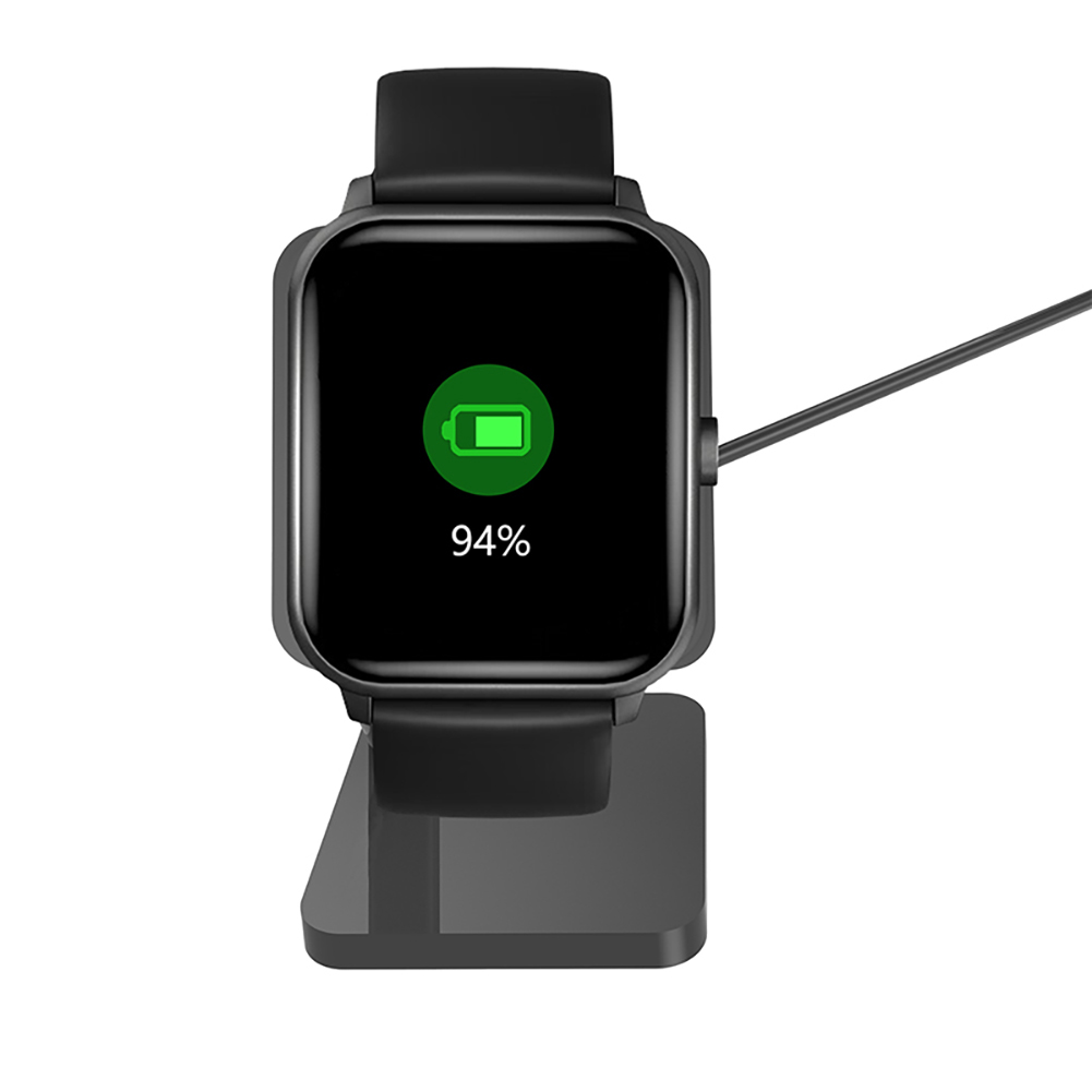Smart Watch Charging Bracket Watch Charger USB Cable Lightweight Watch Charger Stable Dock Bracket Portable Charging Desktop Holder Compatible For QCY Watch GTC WA22GTCA. 