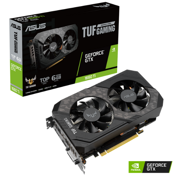 ASUS TUF-GTX1660TI-T6G-EVO-GAMING 6GB DDR6 Graphics Card. 