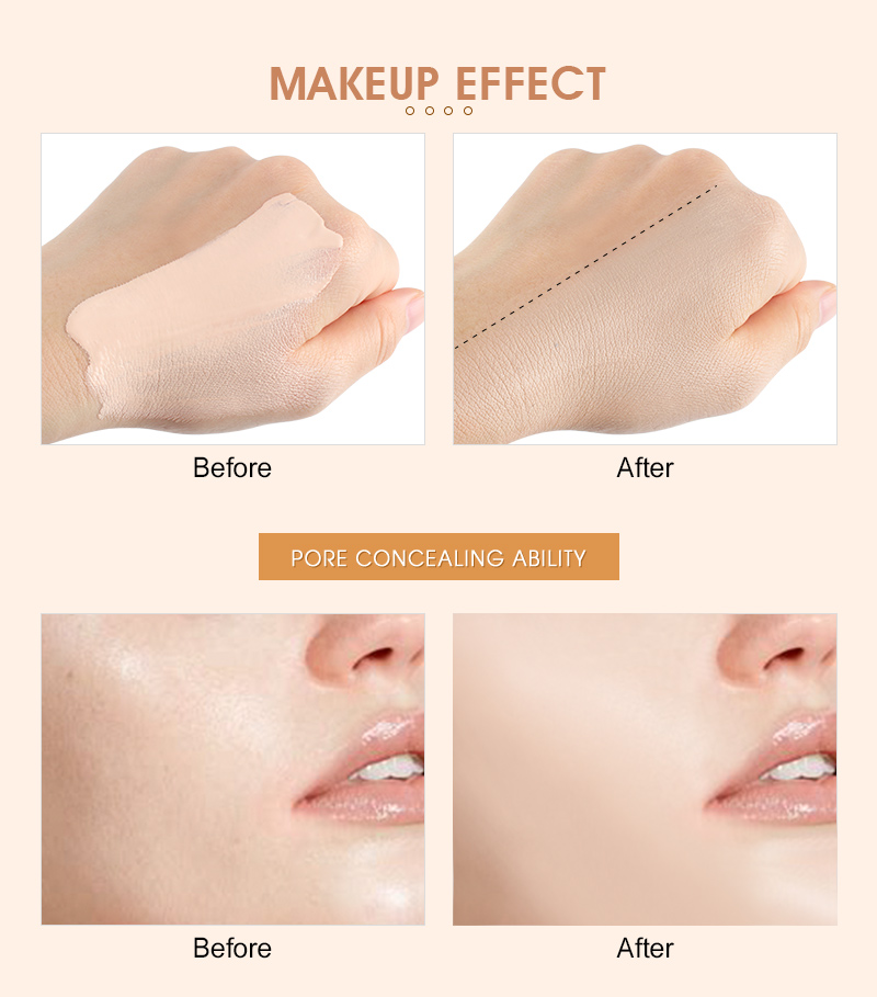 IMAGIC full coverage foundation spot removing liquid foundation matte waterproof foundation makeup- 30ml. 