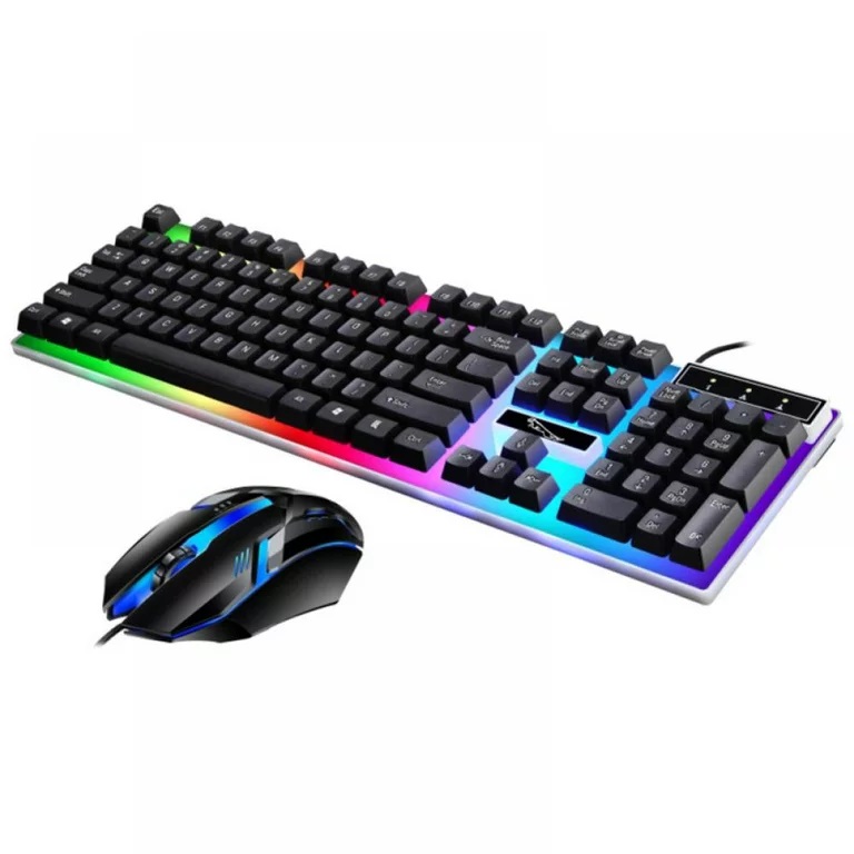 1200 DPI M6 7 Color LED Light Gaming Mouse - Black -with Optical Tracing System and 5 Million Clicks /Transparent Bluetooth Mouse. 