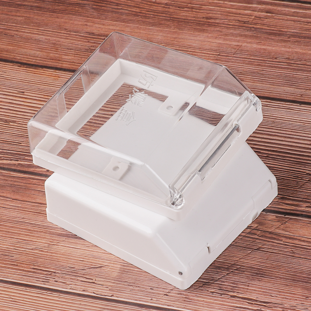 NYT Transparent Child Safety Power Outlet Electric Plug Cover Sockets Socket Protector Splash Box. 