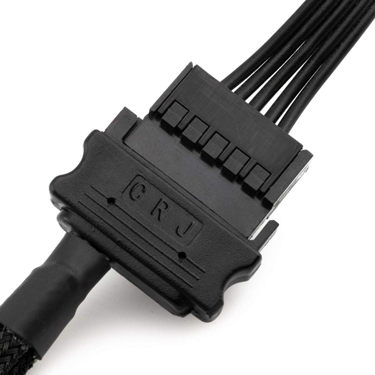 Cooling Fan Adapter Cable, 15 Pin SATA to 4 x 3 Pin / 4 Pin PMW 12V PC Case Fan Power Adapter Cable to 15 Pin SATA. 