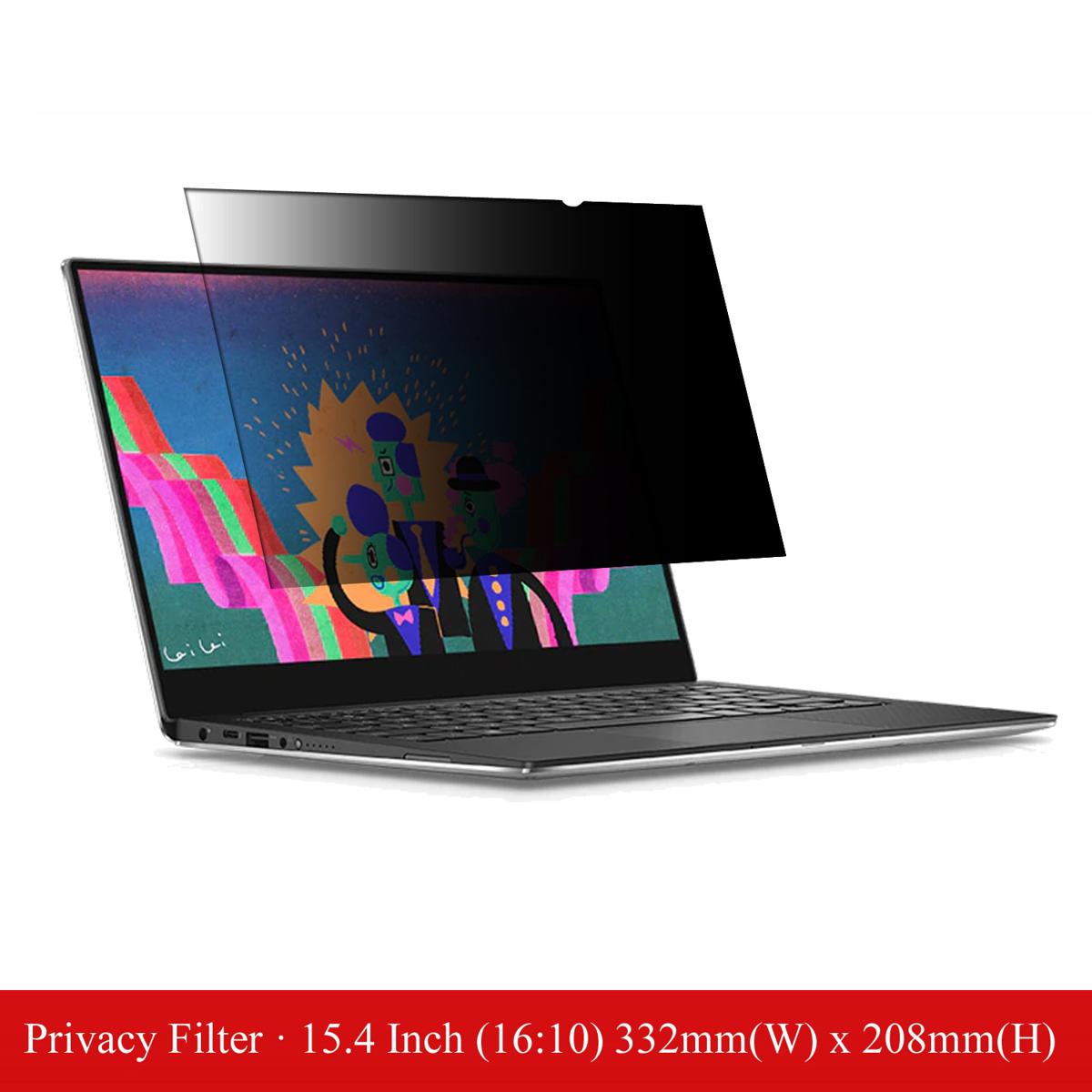 【VisioN Shop】15.4 Anti-Glare Laptop Privacy Filter Screen for Computer Monitor Widescreen 16:10 Aspect Ratio