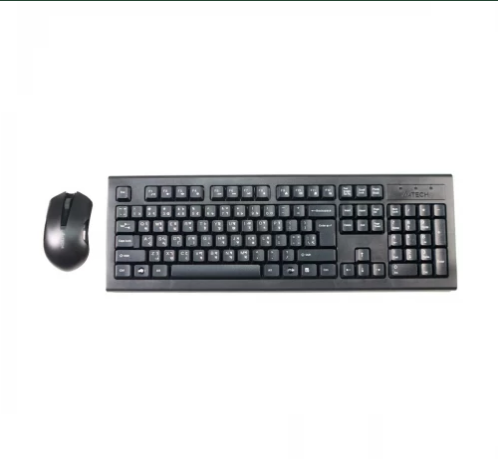 A4 Tech 3000N Black Wireless Keyboard & Mouse Combo with Bangla. 