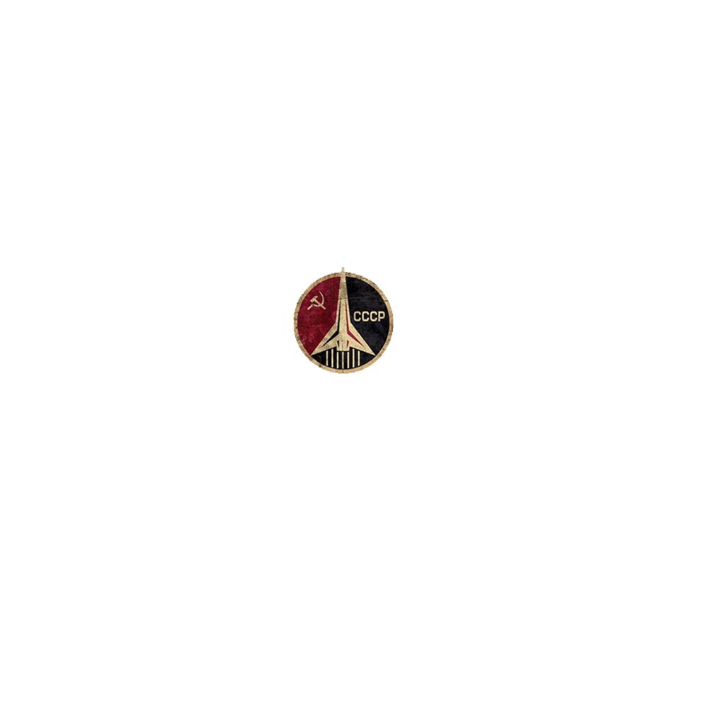 USSR CCCP Russian Yuri Alekseyevich Gagarin Badge Brooch Communist Comrade Vintage Jewelry Soviet Acrylic Pin Communist Party. 