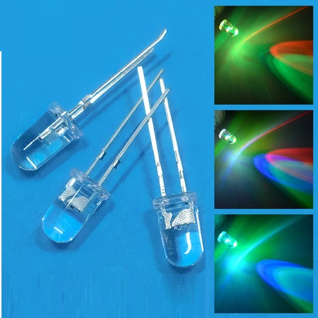 RGB 5 mm Auto Flashing Emitting Diode Led Light 20 Ps. 