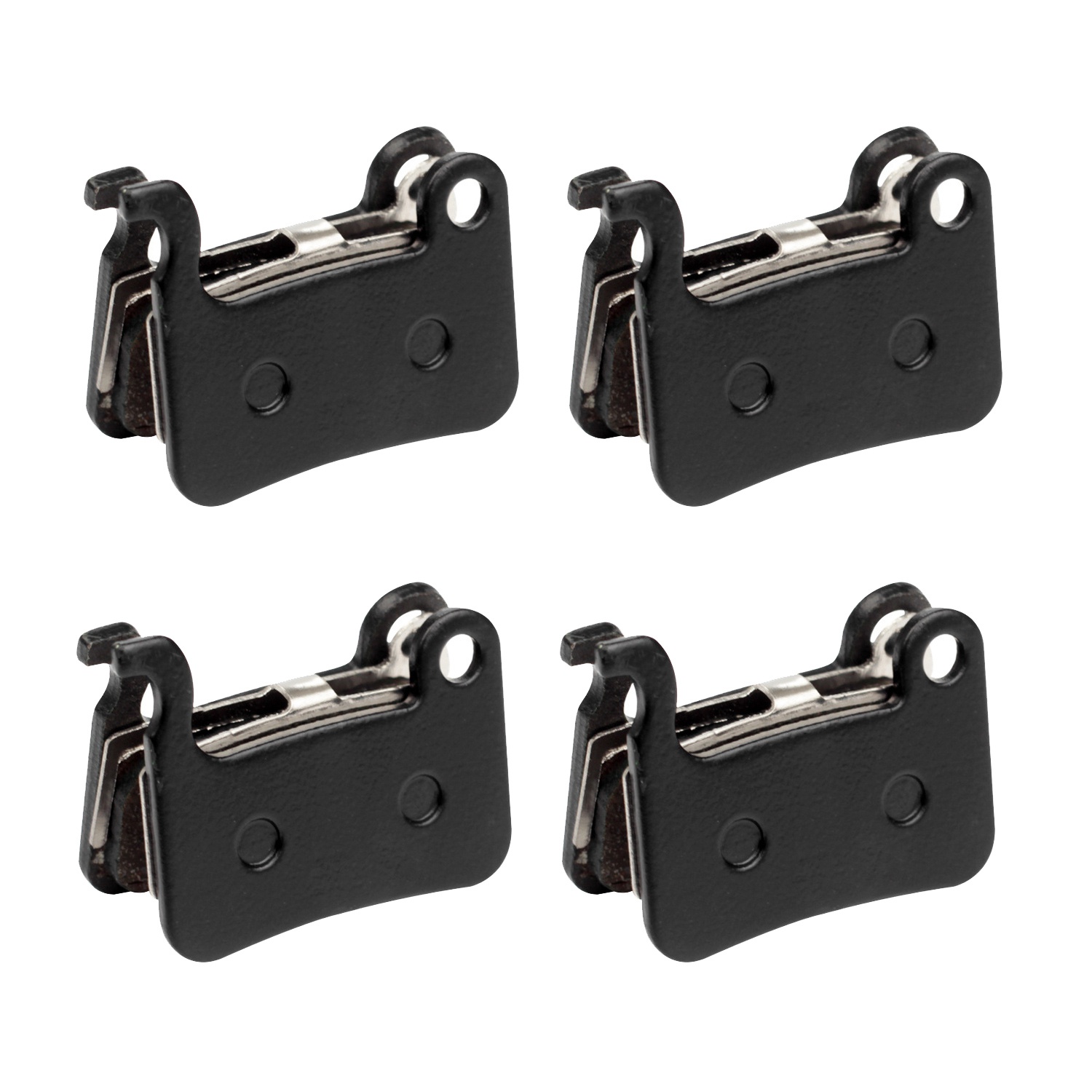 4 Pairs MTB Bicycle Resin Brake Pads for Shimano Deore M596 M595 M535. 