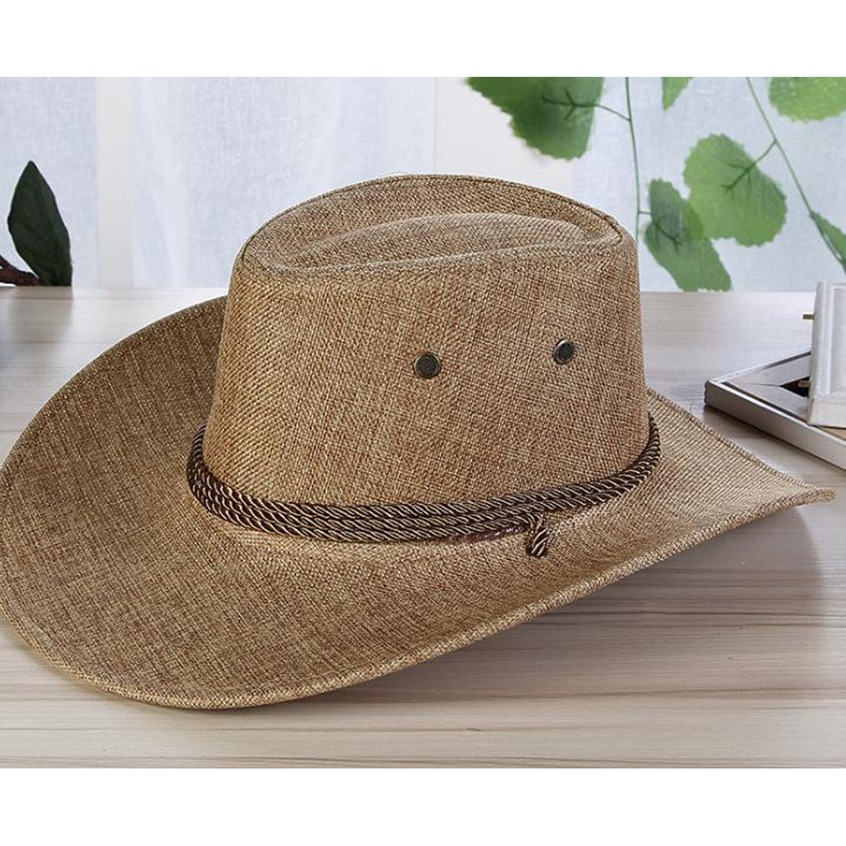 MISSKY Men Summer Sun Hats Color Cool 