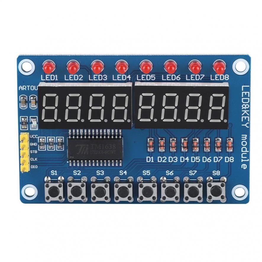 New 8-Bit Di tal LED Key Tube T 38 Display Module For Arduino AVR Aut ntic. 