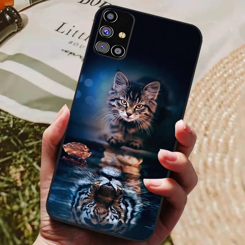 For Samsung M31s Case Silicon Back Cover Phone Case For Samsung Galaxy M31s Cases for Galaxy M31 S M31s M 31S Soft bumper Funda. 