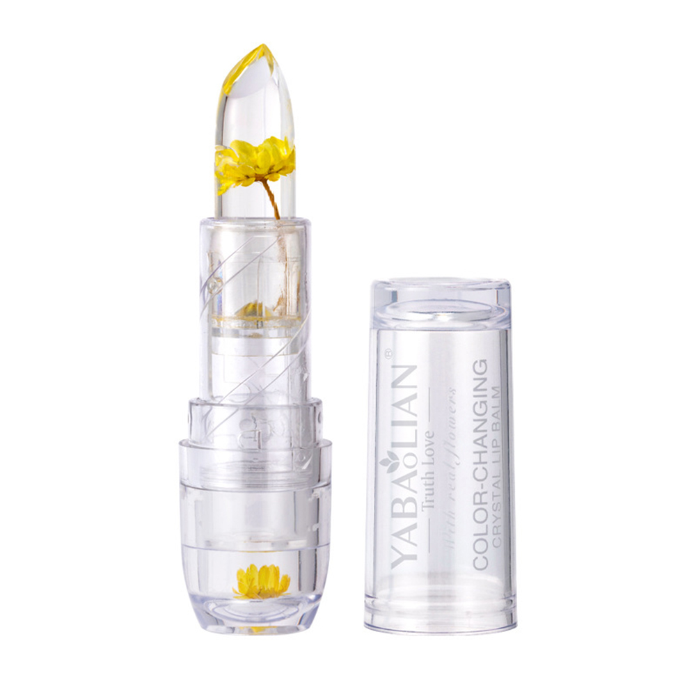 Magic Jelly Flower Lipstick Temperature Changing Lip Blam Transparent Moisturizing Lip Korean Tools. 