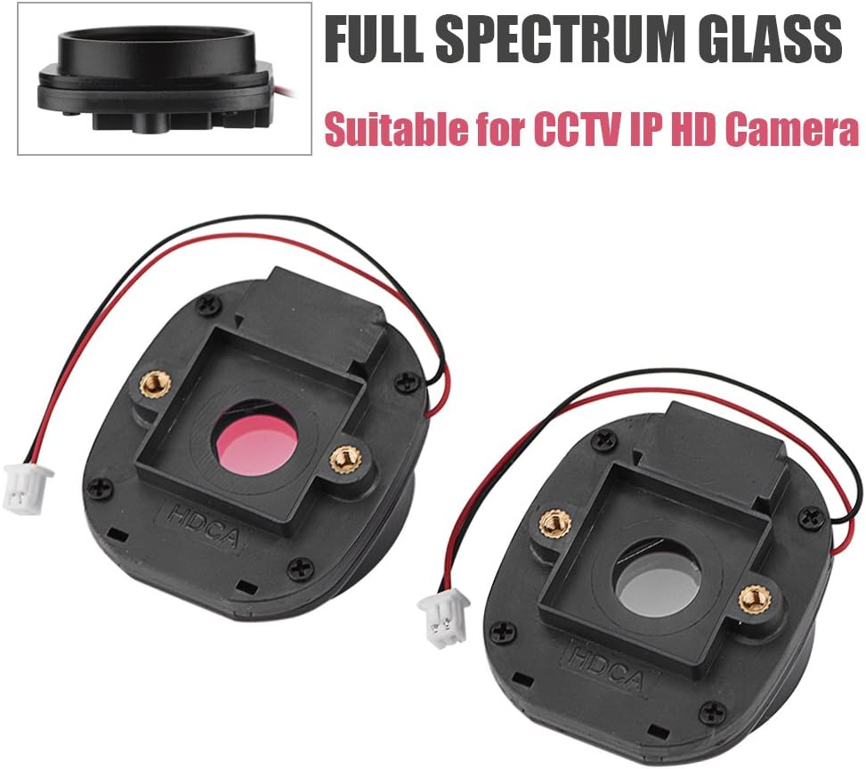 IRC IR-Cut-Off Filter Mount Filter 2x IR Cut HD CS Lens Mount Holder IRC Dual Filter Day Night Switches For CCTV IP HD Camera Module Plastic Type Camera Filter Adapters. 