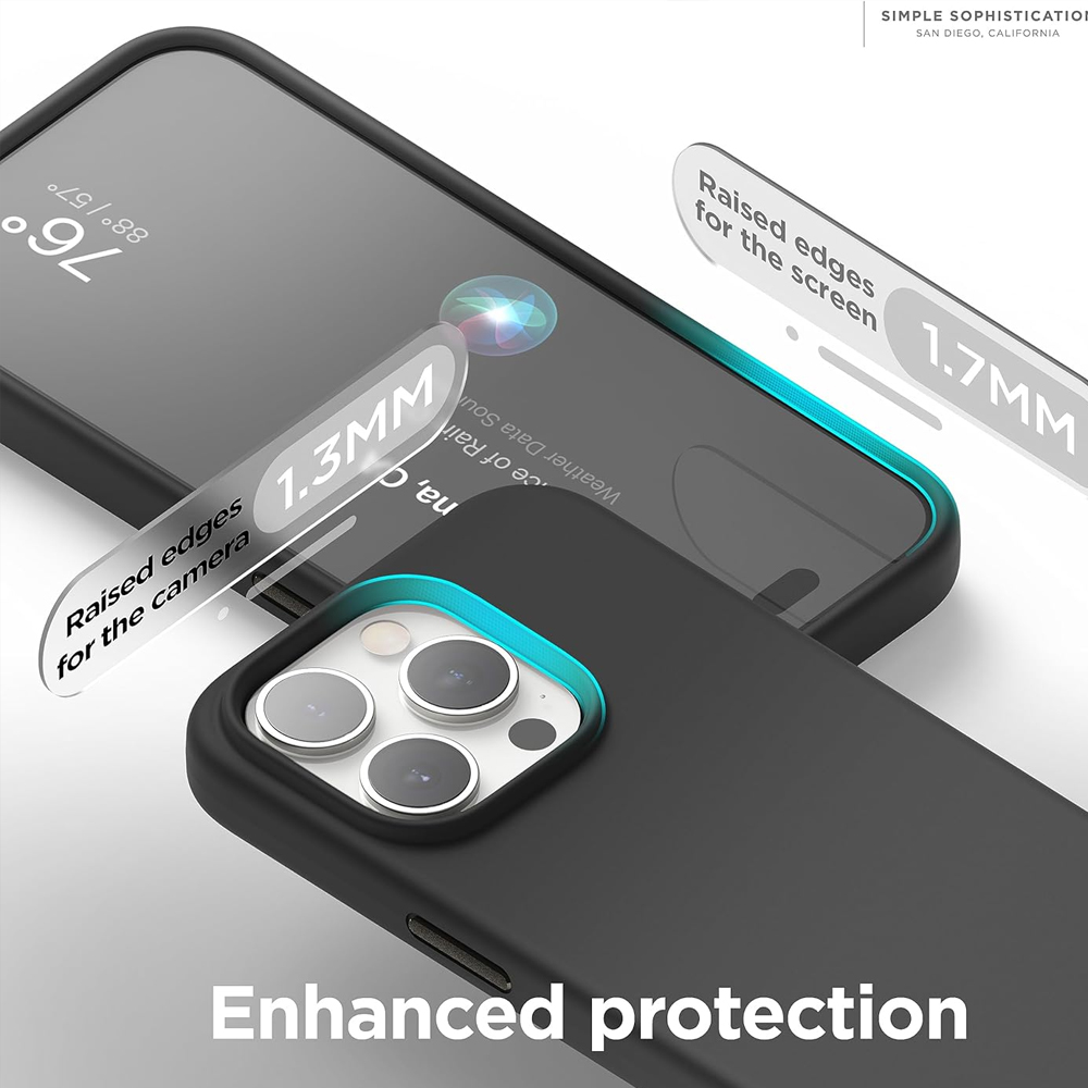 UYUXIO Liquid Silicone Magnetic Phone Case for iPhone 15 14 13 12 Pro Max Plus Built-in Magnets Mobile Cases Shockproof Cover. 