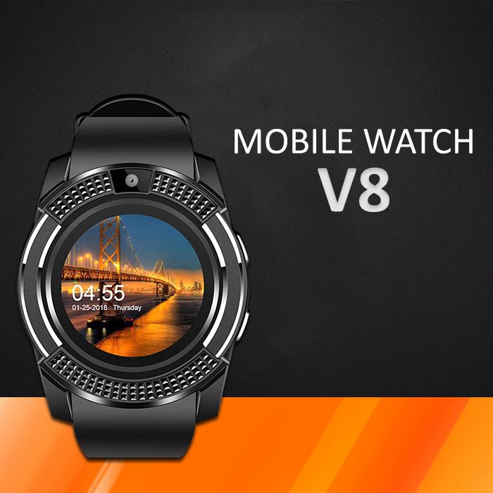 bt notification smartwatch v8