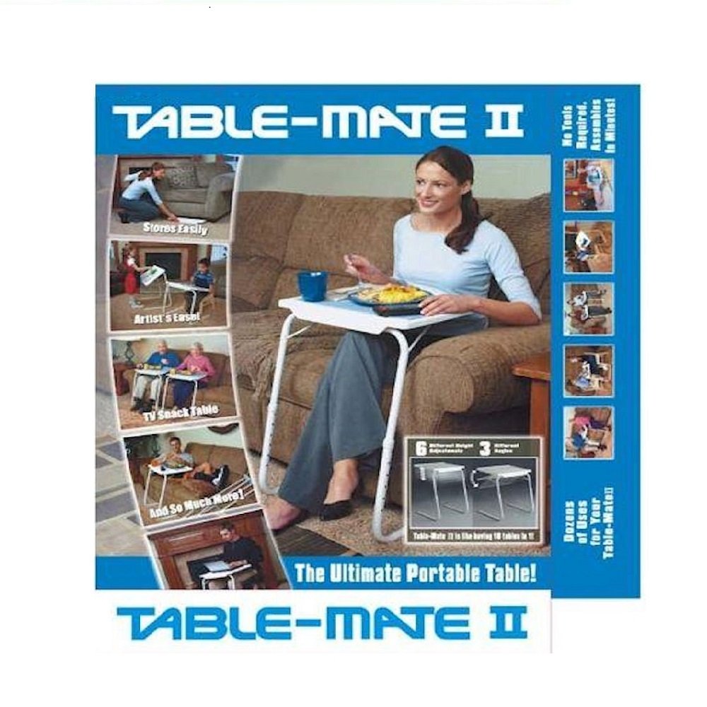 Foldable and Adjustable Table Mate II / Multi-Purpose Folding Table. 