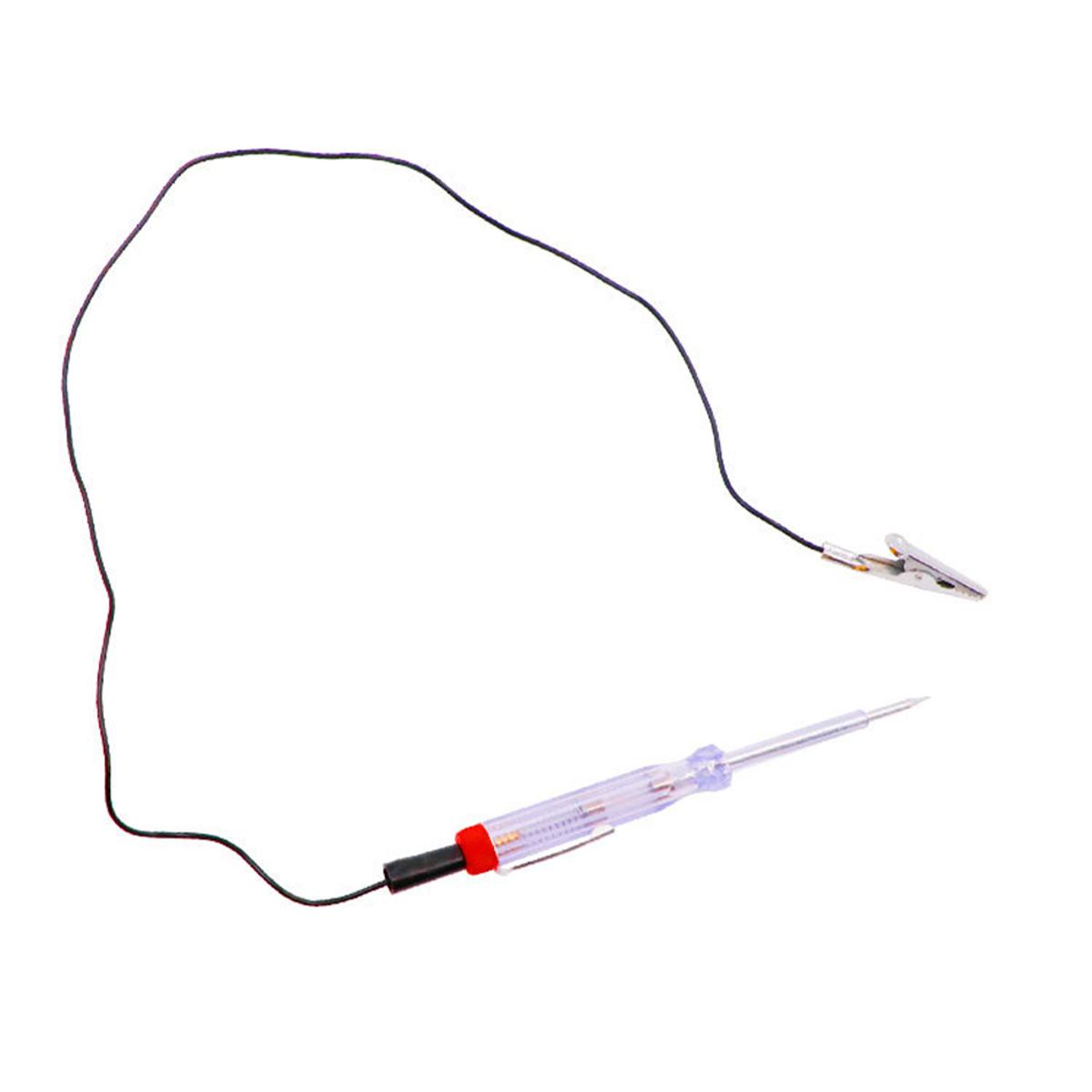 SL Dc 6-24v Car Tester Fuses Circuits Light Socket Tester Transparent Circuit Test Pen Modification Repair Tool