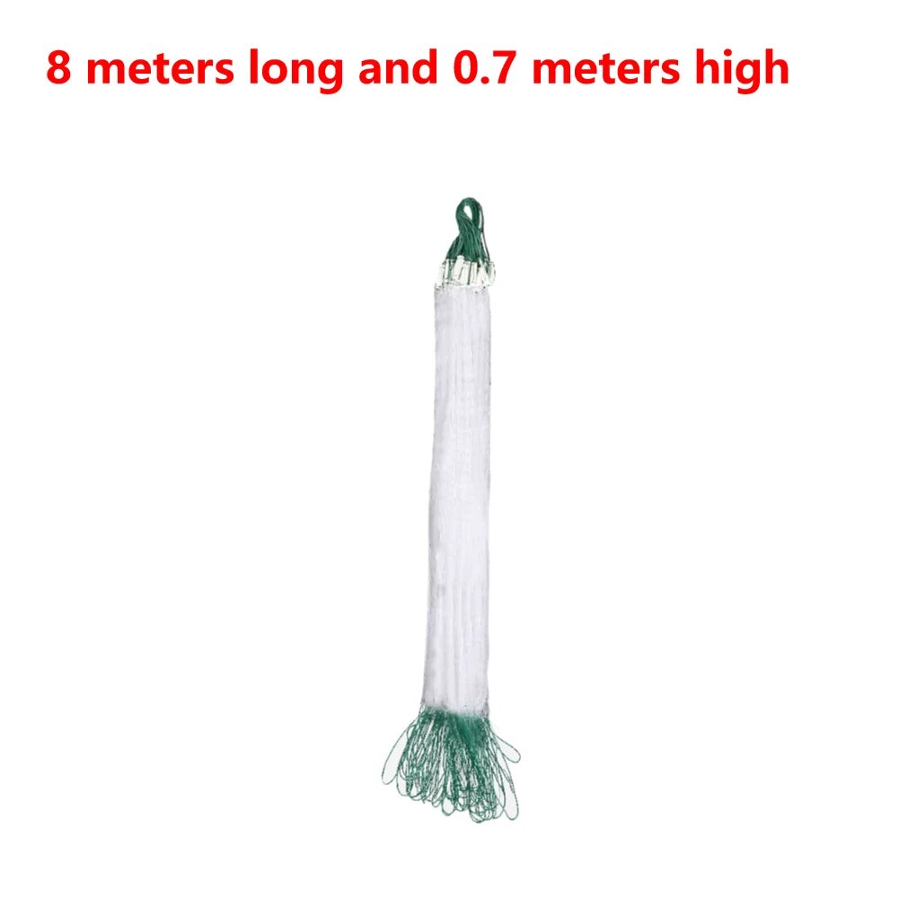 Upgraded American Hand Cast Net Easy Throw Fly Fishing Net 8/15/20/30m Long 0.7/1m High Small Mesh Strong Nylon Line Fishing Too. 