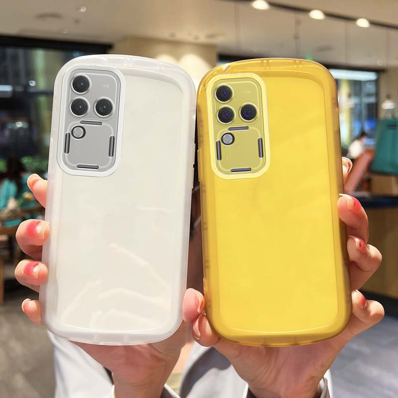 New Phone Case For VIVO V30 5G Cover Cute Soap Design with Transparent Soft Silicone Multi-color Lens Protection for VIVO V30 Pro Case. 