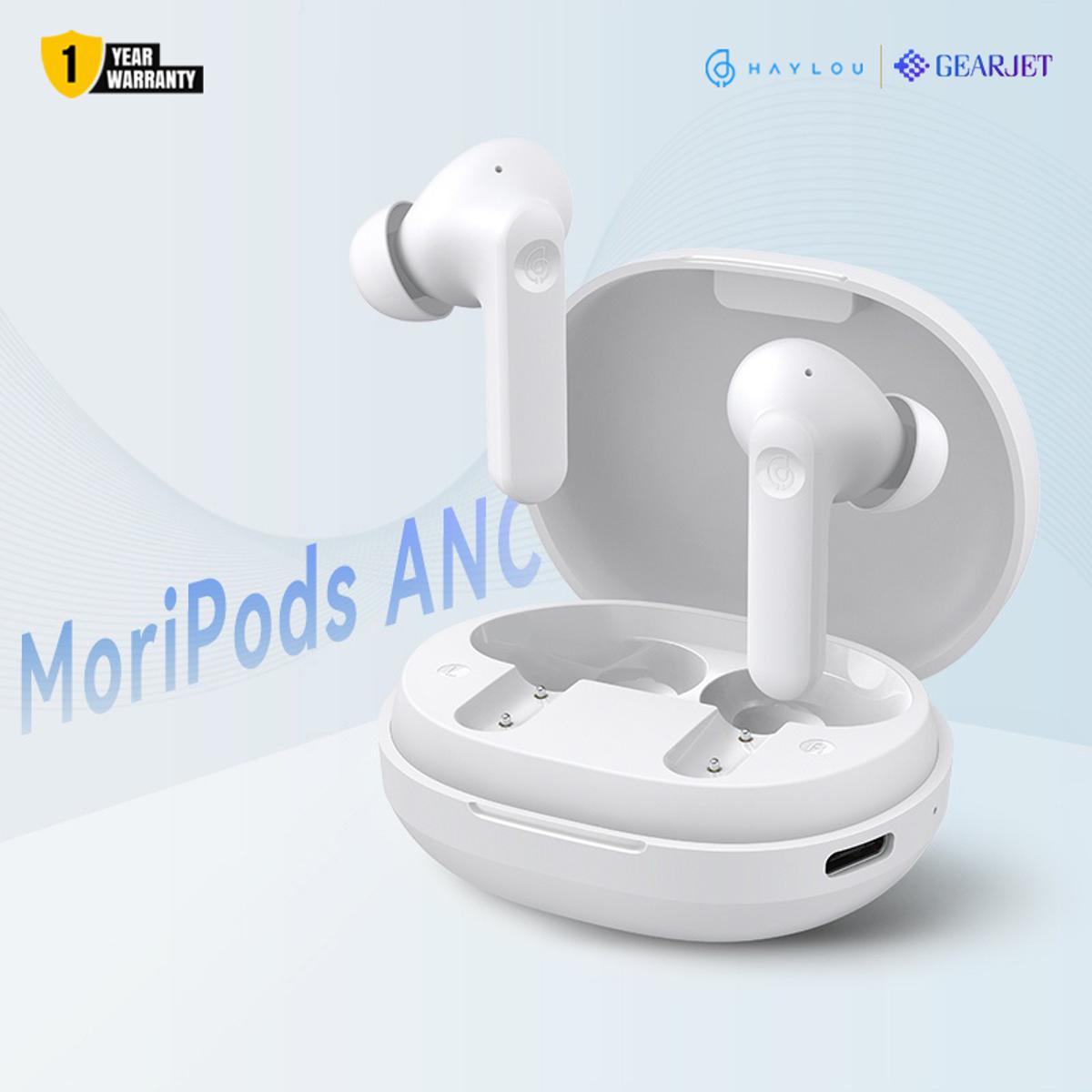 Haylou MoriPods ANC True Wireless Earphones TWS Active Noise Cancellation 30H Battery Life Low Latency. 