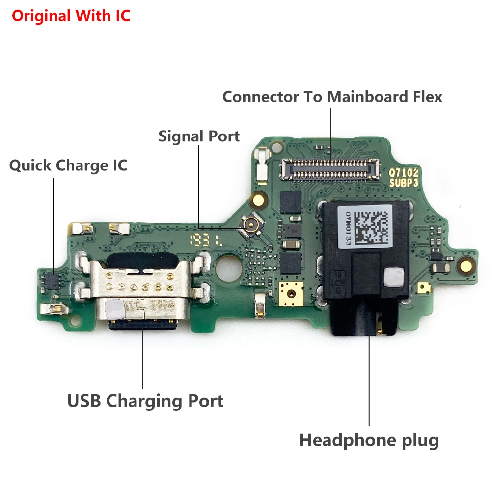 Type-C USB Flex Cable For Lenovo Z6 Lite L38111 Dock Charger Connector Charging Flex Cable Replacement. 
