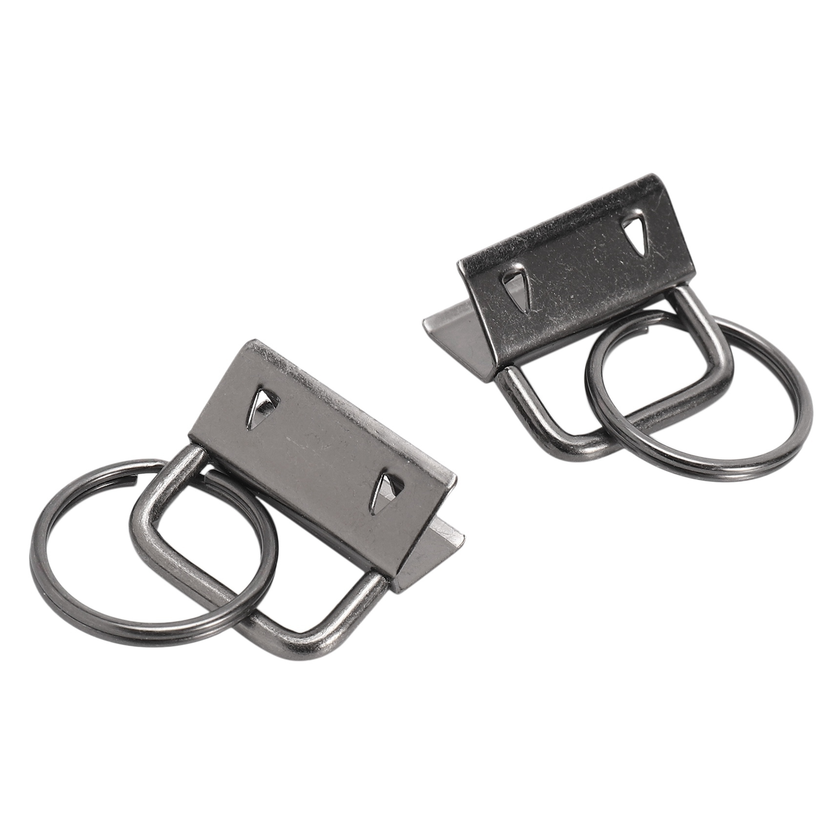 ZOROOM 200 PCS Wristlet Hardware, 1 Inch Key Fob Hardware for Keychain, Key Lanyard and Key Chain Making Hardware Supplies. 