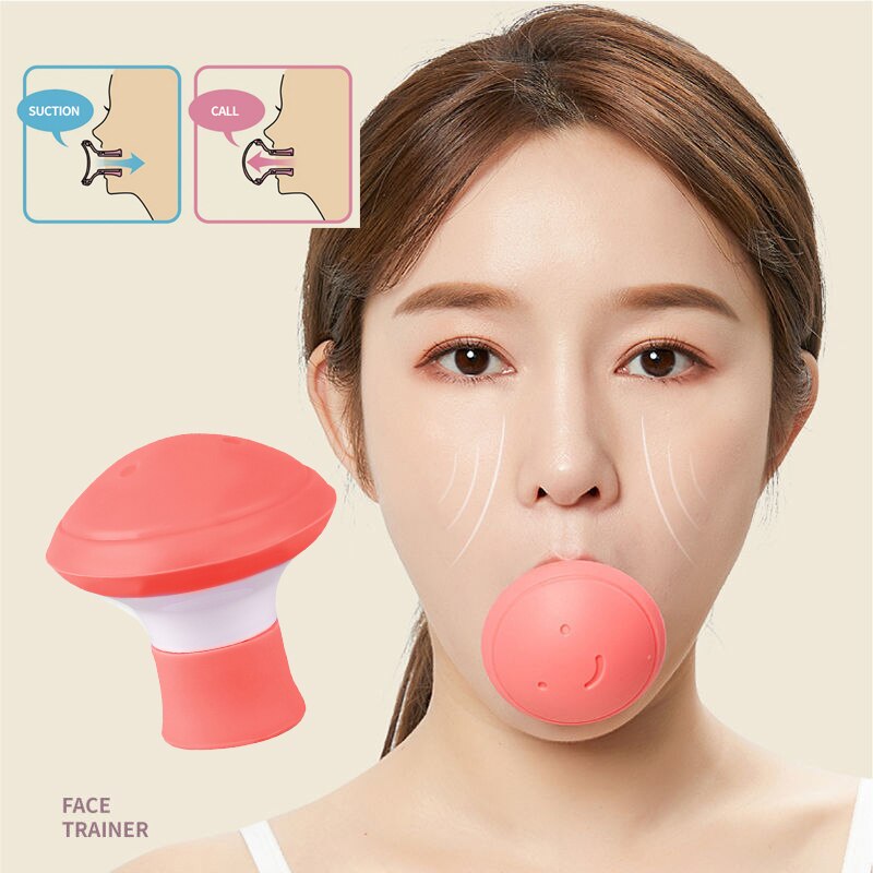 Silicone V Face Line Lifter Slimming Face Lifter Double Chin Wrinkle Removal Blow Breath Exerciser Masseter Muscle Slim Tools