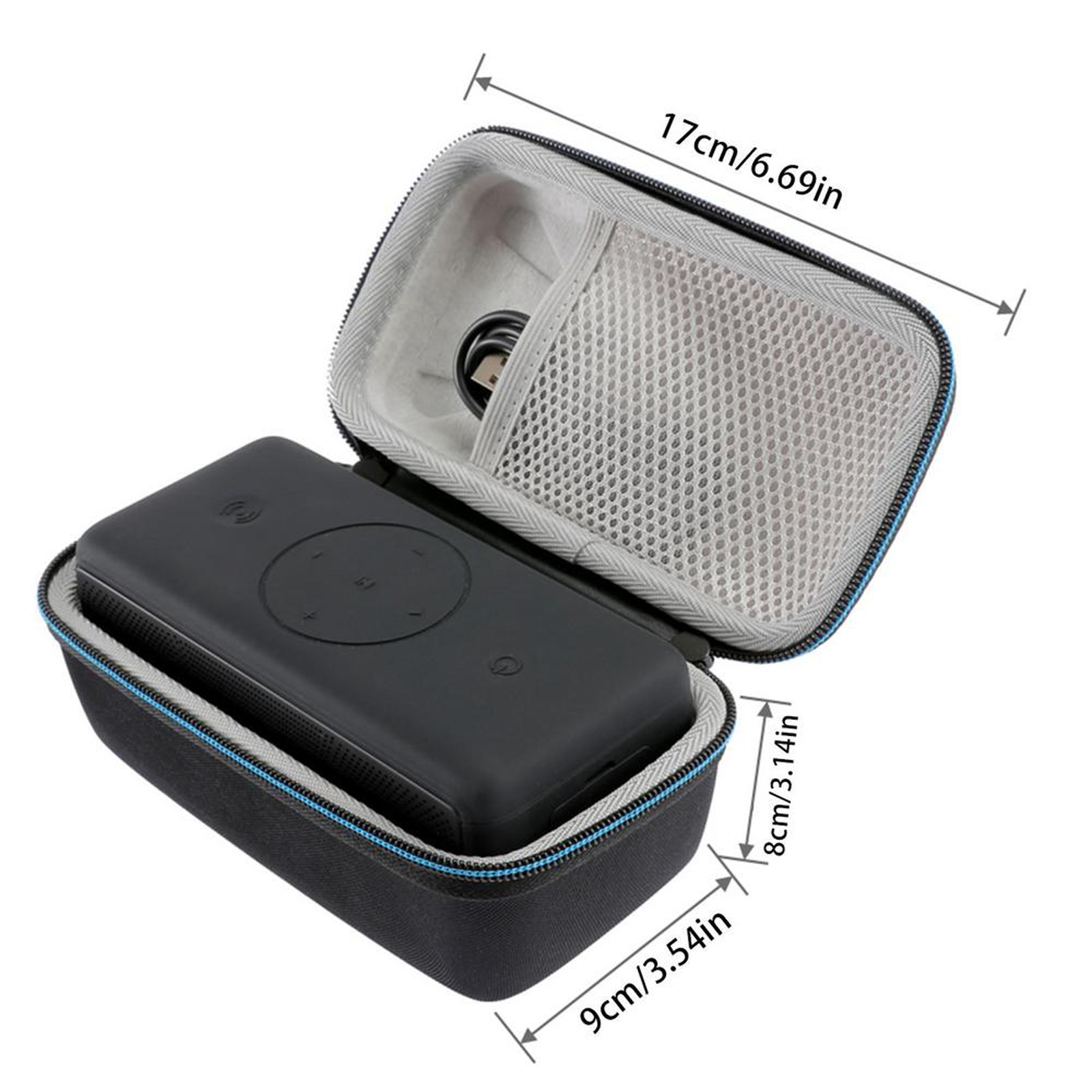 ROWEQPP Carrying Case Hard Shell Audio Storage Bag Compatible For Bogasing M5 Speaker Dust-proof Travel Suitcase. 