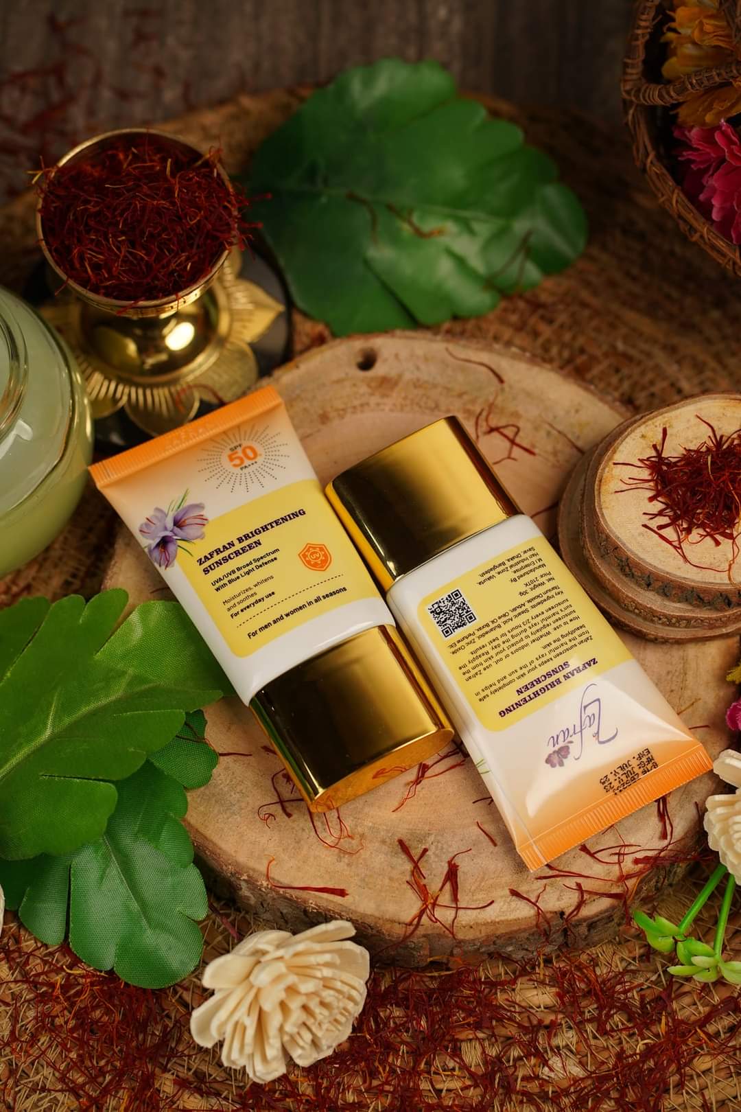 Zafran Brightening Sunscreen – 30g. 