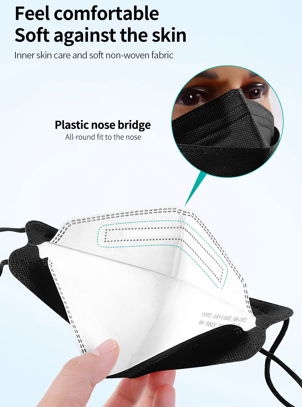 Face Masks ffp2 mask 4 Layers Mouth Mask Reusable CE Respirator FPP2 Masque FFP2 Protective. Face Mascarillas Mask CE. 