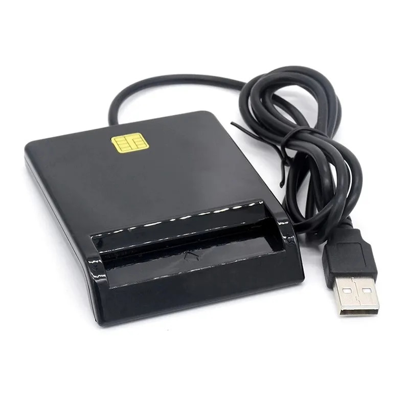 X01 USB Smart Card Reader For Bank Card IC/ID EMV card Reader High Quality for Windows 7 8 10 Linux OS USB-CCID ISO 7816. 