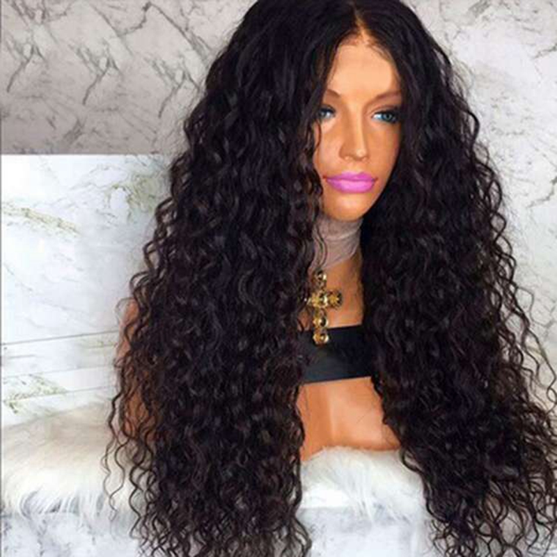 Lace Front Human Hair Wigs For Black Women Deep Wave Curly Hd Frontal