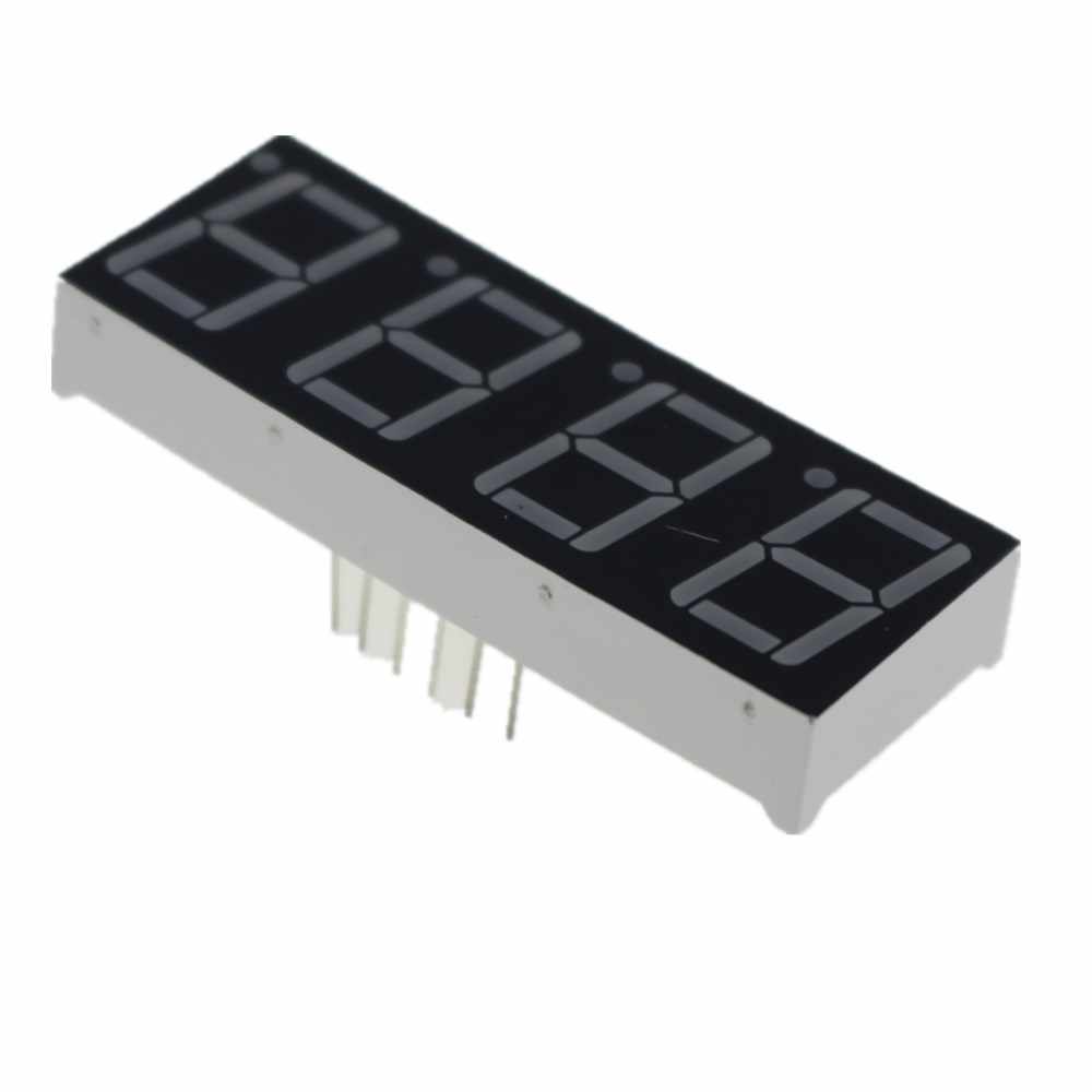 4 DIGIT Common ANODE CA 0.52″ Inch 4 Digit 7 Segment RED Color Digital LED 7 Segment Display 12 Pin Leads 13mm CA For Arduino Light Watch DIY. 