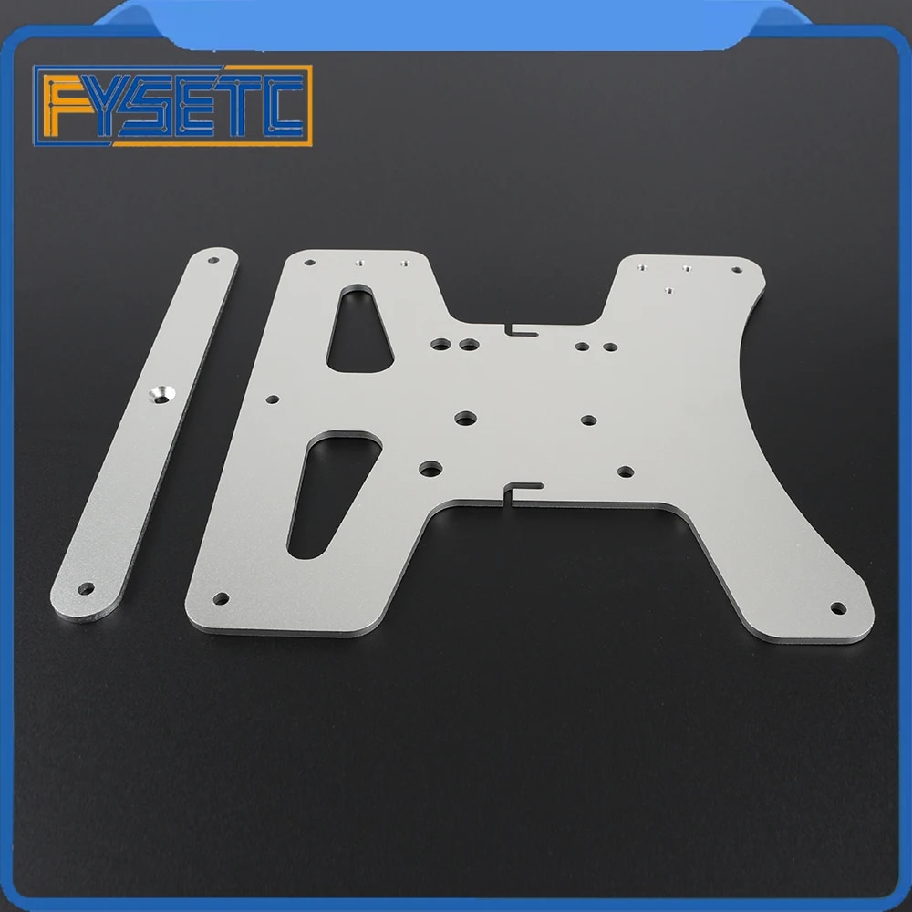 Cloned Aluminum Y-Carriage Plate Kit Heated Bed Supports 3-Point Leveling For Ender-3 Ender-3 Pro Ender-3S 3D Printer. 