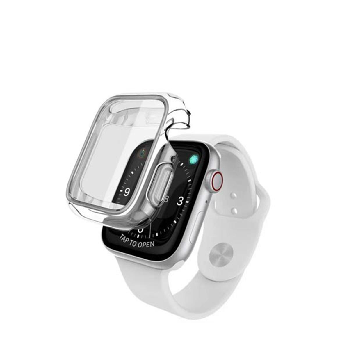 X-Doria Defense 360x Bumper Case for Apple Watch 44mm - Transparent