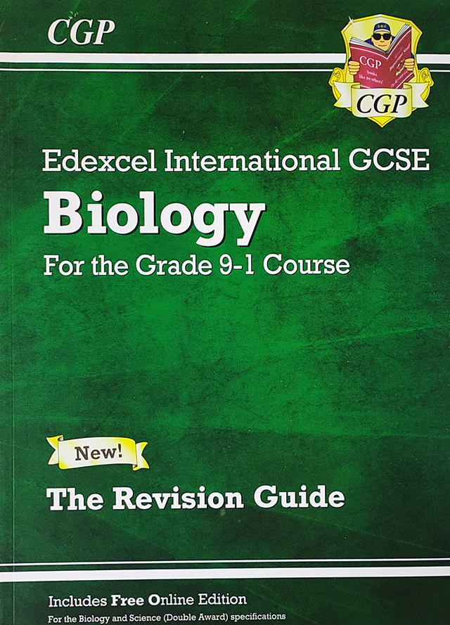 CGP Edexcel International  GCSE Biology For The Grade 9-1 course,Revision Guide With Online Edition - Matt Paper. 