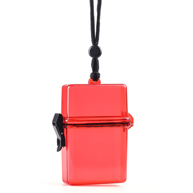 Ins Plastic Transparent Cigarette Case Box With Metal Chain Hip Hop Hard Shell. 