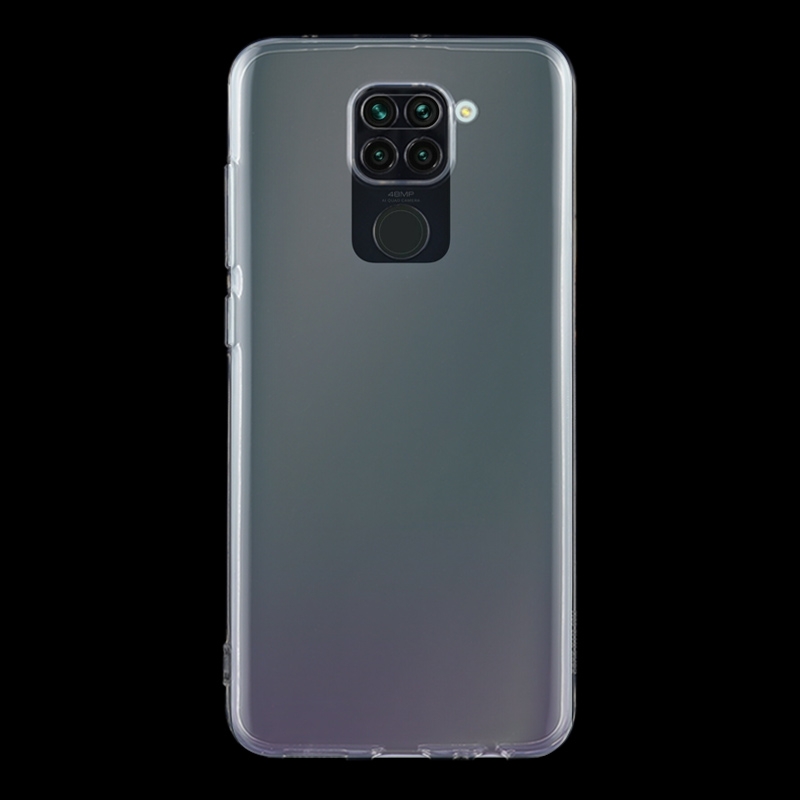 (New)For Xiaomi Redmi Note 9 0.75mm Ultra-thin Transparent TPU Soft Protective Case. 